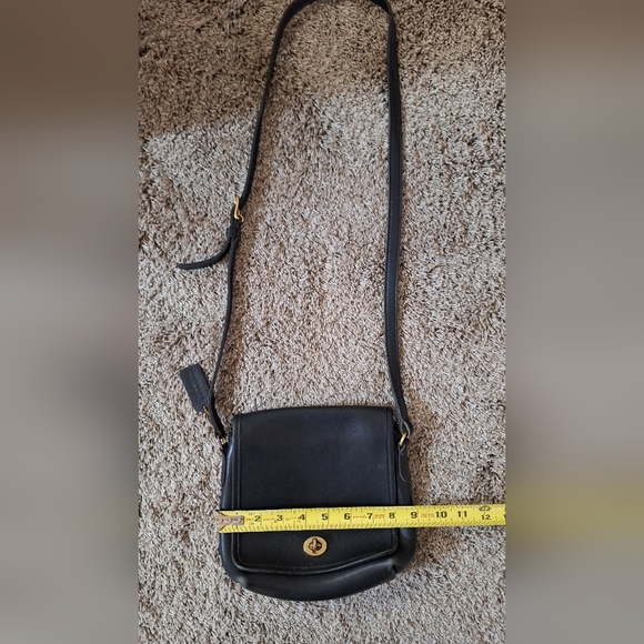 Coach Handbags - Coach Black Leather Crossbody Bag